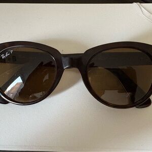 Ray-Ban Women's Dark Brown Sunglasses Polarized